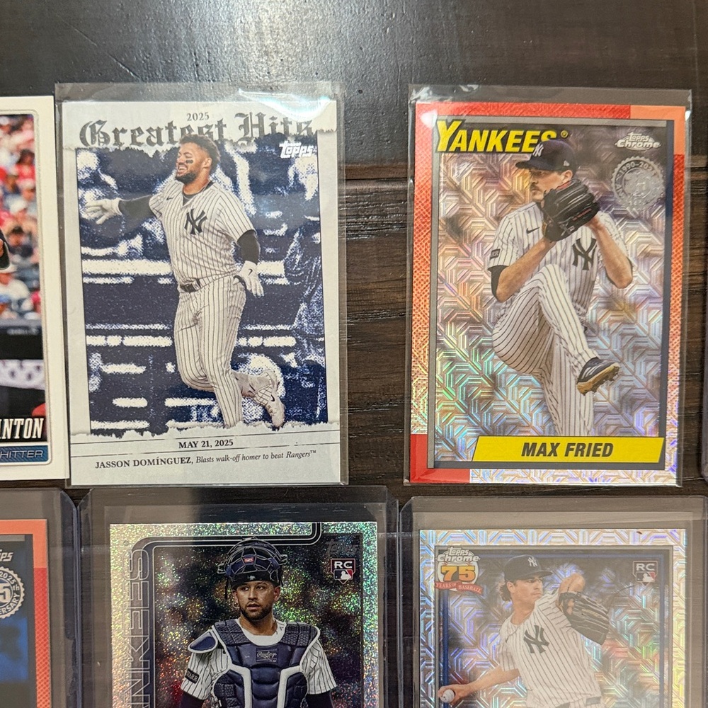 Don Mattingly Auto to 32 w Yankee Lot Baseball Sportscards Trading Panini 
Topps - Picture 9 of 15